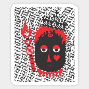 King of Hearts Sticker